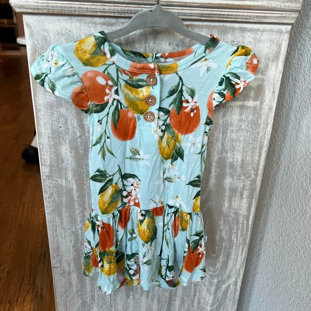 Floral Button-Front Dress - Picture 1 of 3